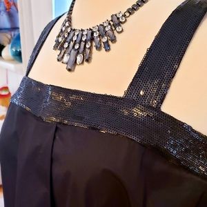 Theory Sequin Detail Sleeveless Dress top Medium